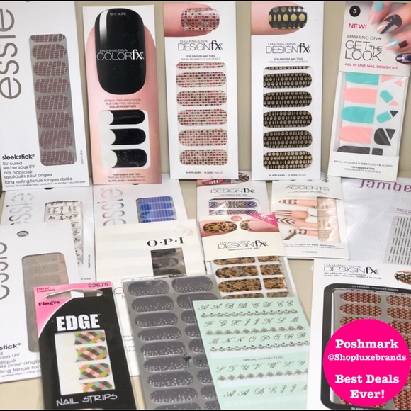 Other - Huge 17 pc Sleek Stick for Nails with Gifts